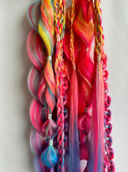 PLUR: Two Rave Braid Set