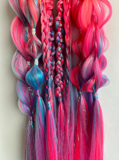 PLUR: Two Rave Braid Set