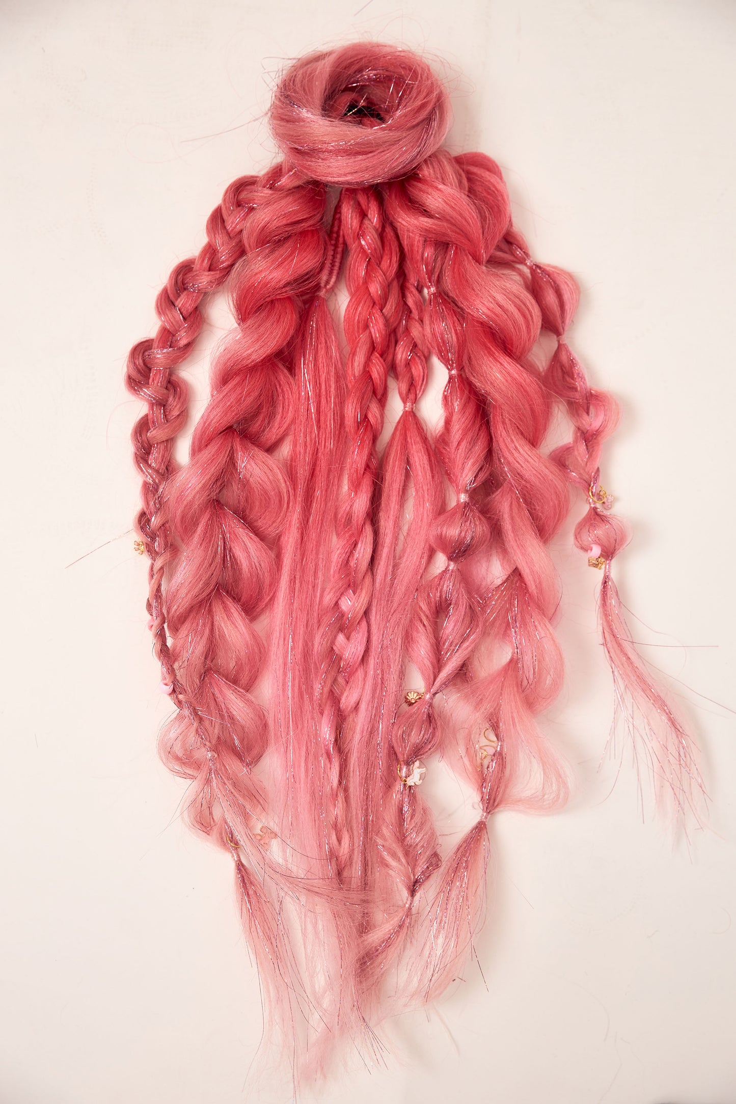 Barbie: Two Pink Rave Braid Bundles