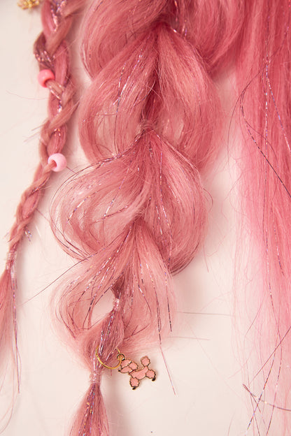 Barbie: Two Pink Rave Braid Bundles