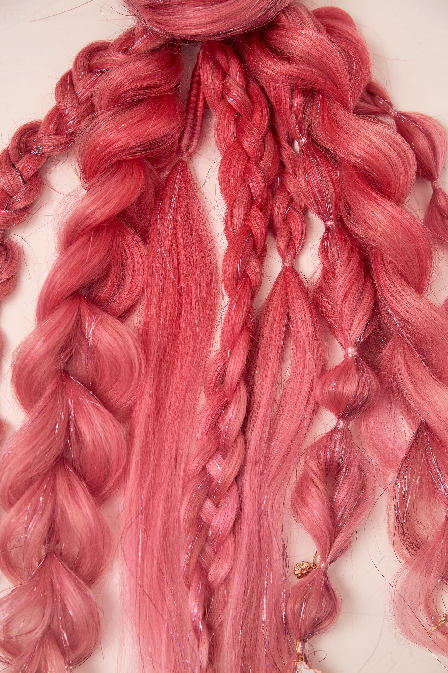 Barbie: Two Pink Rave Braid Bundles